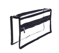 Jula Vance Astuccio per il trucco trasparente in PVC, astuccio per l'attore trasparente, grande astuccio per cosmetici, kit per il trucco, borsa da viaggio, accessori per il trucco, borsa da viaggio