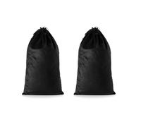 Julai Sacchetti di scarpe da viaggio in velluto con coulisse, lavabili per viaggi e per la casa, Nero , 21.2x13.3 inch, Borse per scarpe da viaggio