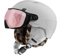 Julbo Casco da sci con visiera Globe Evo Reactiv 1-3 HC Unisex Taglia 54-58 cm Bianco