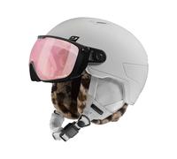 Julbo - Casco da sci con visiera - Globe Evo Reactiv 1-3 HC White - Taglia 54-58 cm - Bianco
