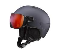Julbo - Casco da sci/snowboard con visiera - Globe Evo Mips Reactiv HC 0-4 Dark Grey - Taglia 58-62 cm - Nero