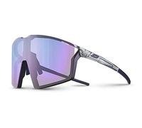 JULBO Edge Sunglasses, Capsule Bike Cat.1: Lucido Translu Grigio/Iridescent Versione 1, One Size Unisex