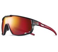 JULBO J5341122 Unisex Adult Sunglasses, Black/Red, Large