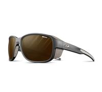 Occhiali Julbo MonteRosa 2 nero mate marrone con lenti REACTIV Photochromic High Mountain donna