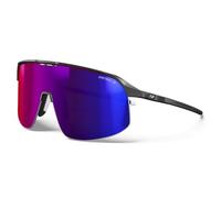 Occhiali Julbo Density neri con lente a specchio Spectron HD 3 blu rosso