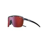Julbo - Occhiali da sole - Frequency Bleu/Noir Reactiv 0-3 High Contrast in Pelle - Blu navy