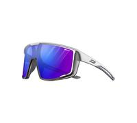 Occhiali da sole Julbo Fury Reactiv 1-3 High Contrast bianco opaco/grigio traslucido