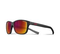 Julbo POWELL - Occhiali da sole matt black/red/smoke multilayer red