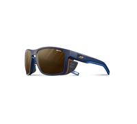 Julbo - Occhiali da sole - Shield Bleu Foncé/Orange Reactiv 2-4 Polarized - Blu
