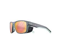 Julbo - Occhiali da sole - Shield M Gris Foncé/Pastel Vert Reactiv 1-3 Glare Control - Grigio