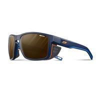 Julbo Shield - Occhiali da sole unisex, Blu/Blu/Arancione, Taglia unica