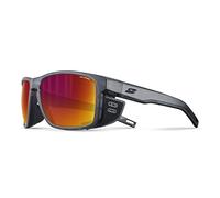 JULBO Shield Sunglasses, Nero Traslucido/Nero, One Size Men's