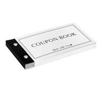 JULEASEL Libro coupon vuoto per lui lei, 30 buoni personalizzati per tutte le occasioni | Regali di compleanno unici, compila le tue idee coupon per moglie, marito, fidanzata, fidanzato, migliore