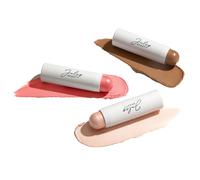 Julep Skip the Brush 3 in 1 Color Stick per Occhi, Guance e Labbra Trio Neutral Bronze Sheer Glow Golden Guava