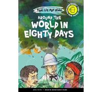 Jules Verne Around The World In Eighty Days (Copertina rigida) Pop Lit For Kids