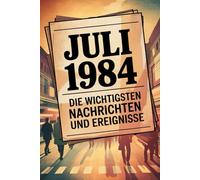 Juli 1984: Die wichtigsten Nachrichten und Ereignisse: Ein persönliches Geschenk für alle, die im Juli 1984 geboren wurden - eine Zeitreise in deinen Geburtsmonat