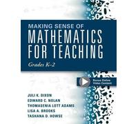 Juli K Dixon Edward C Making Sense of Mathematics for Teaching Grad (Tascabile)