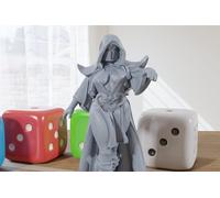 Julia Casco - 3D Stampato Minifigure - Proxy Minis per Dnd ,Baldurs Gate,Tablet