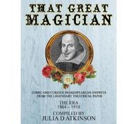 Julia D Atkinson That Great Magician (Tascabile)