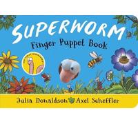 Julia Donaldson Superworm Finger Puppet Book - the wriggliest (Libro di cartone)