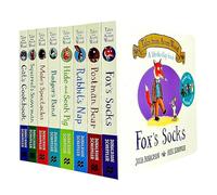 Julia Donaldson Tales From Acorn Wood Series Collection - Set di 8 libri (calzini di volpe, maiale a nascondino, orso postino, pisolino di coniglio, libro di cucina di gatto, pupazzo di neve di