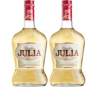 Julia, Grappa Invecchiata oltre 12 mesi in botti di rovere - 1 bottiglia da 700 ml (Confezione da 2)