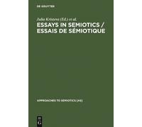 Julia Kristeva Essays in Semiotics /Essais de sémiotique (Copertina rigida)