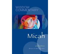 Julia M. O'Brien Micah (Copertina rigida) Wisdom Commentary Series