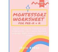 Julia Morse Montessori Worksheet for Pre-K & K (Tascabile)