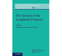 Julia Mueller The Genesis of the Langlands Program (Tascabile)