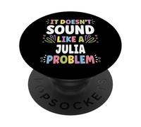 JULIA Personalized Women's Gift Custom JULIA PopSockets PopGrip Adesivo