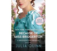 Julia Quinn Because of Miss Bridgerton [Large Print] (Tascabile)