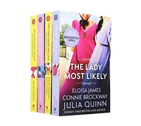Julia Quinn The Lyndon Sisters and The Lady Most Likely Saga Series 4 Book Set Collection