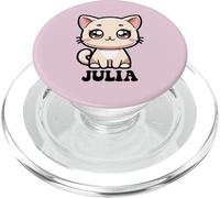 Julia - Simpatico gattino per ragazze, nome Julia PopSockets PopGrip per MagSafe