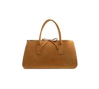 JULIA SKERGETH Borsa in pelle TAKEAWAY BAG LARGE cammello
