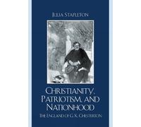 Julia Stapleton Christianity, Patriotism, and Nationhood (Copertina rigida)