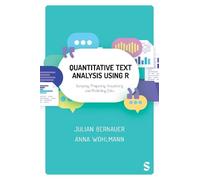 Julian Bernauer Anna Wohlma Quantitative Text Analysis Using (Copertina rigida)