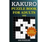 Julian Blake Kakuro Puzzle Book for Adults - 200 Puzzles (9x9) (Tascabile)