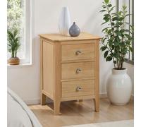 Julian Bowen, comodino a 3 cassetti Cotswold, rovere