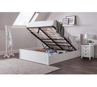 Julian Bowen Contenitore Maine Ottoman 135cm Letto matrimoniale - Surf White