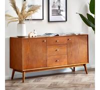 Julian Bowen Credenza grande Lowry, legno, ciliegio frassino, 76 x 150 x 45 cm
