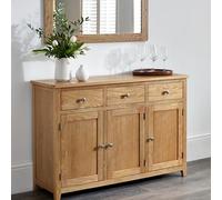 Julian Bowen Credenza grande Mallory, rovere, 86 x 128 x 40