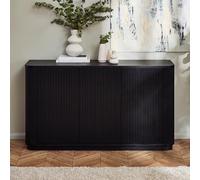 Julian Bowen Credenza Louis Black Fluted, Legno, 142 x 40cm