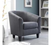 Julian Bowen, poltrona Hugo, grigio ardesia