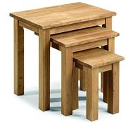 Julian Bowen, Set di tavolini impilabili Coxmoor, rovere