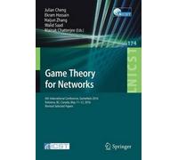 Julian Cheng Game Theory for Networks (Tascabile)