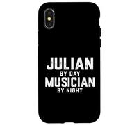 Julian - Costume di Halloween da musicista Julian Gen Z Millennial Custodia per iPhone X/XS