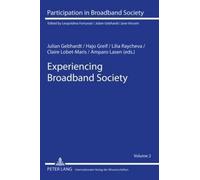Julian Gebhardt Experiencing Broadband Society (Copertina rigida)