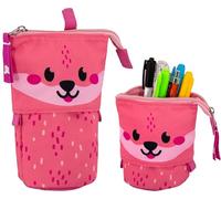 Julian Ross Fox Volpe Astuccio Telescopico 2in1 Per Bambini, Portamatite Per La Scuola, Portapenne Da Banco, Bambino e Bambina, 18x13x6cm