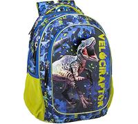 Julian Ross Dinosauro Velociraptor Zaino Scuola Elementare per Bambini e Ragazzi, con Schienale Imbottito e Rinforzato, Spallacci Regolabili, 43 Centimetri, 33x15x43h